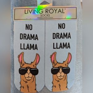 No Drama Llamq Ankle Socks Living Royal One Size fits Most